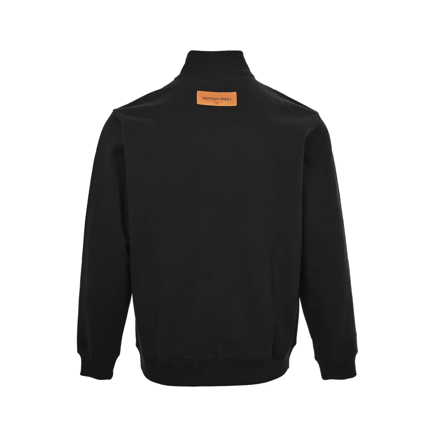Louis Vuitton/Louis Vuitton 25Fw embroidered presbyopic half-zip sweatshirt
